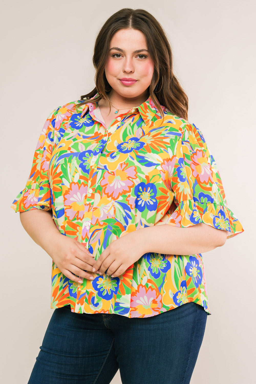 READY TO GET AWAY WOVEN TOP Flying Tomato